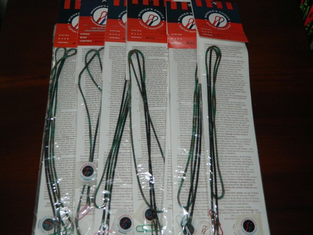 Winner's Choice Bow Cables- Several Lengths Available- Control Cable Only