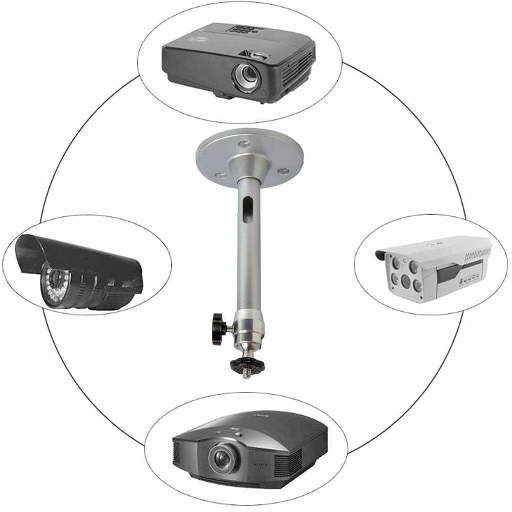 Universal 18/22cm Mini Projector Ceiling Wall Mount Bracket Aluminium Capacity