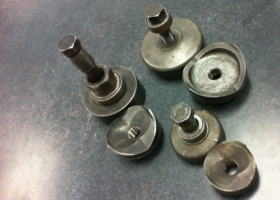 Greenlee knockout punch set, 2", 2 1/2", and 3"