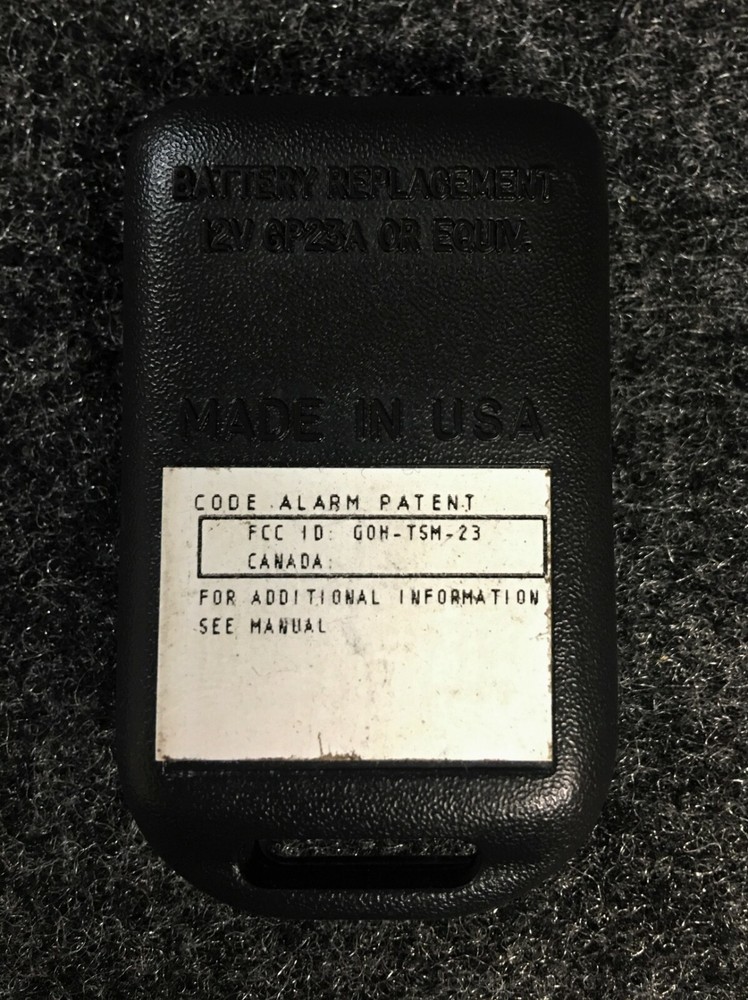 CODE ALARM GOH-TSM-23 REMOTE ORIGINAL AUTHENTIC CODE MADE IN THE USA