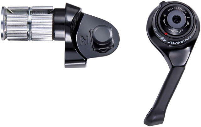 microSHIFT Right Bar End Shifter, 9-Speed, ADVENT Compatible Only