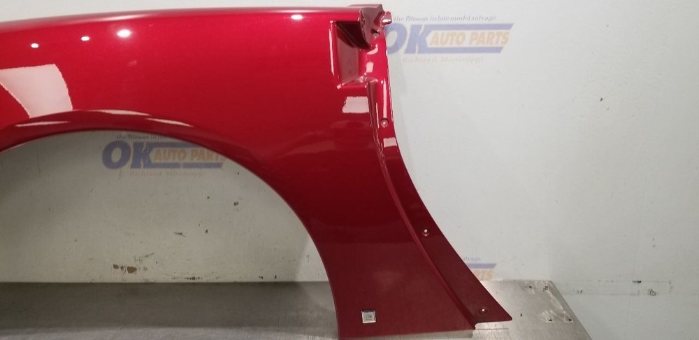 09 CHEVY CORVETTE C6 CONVERTIBLE QUARTER PANEL RIGHT PASSENGER RED