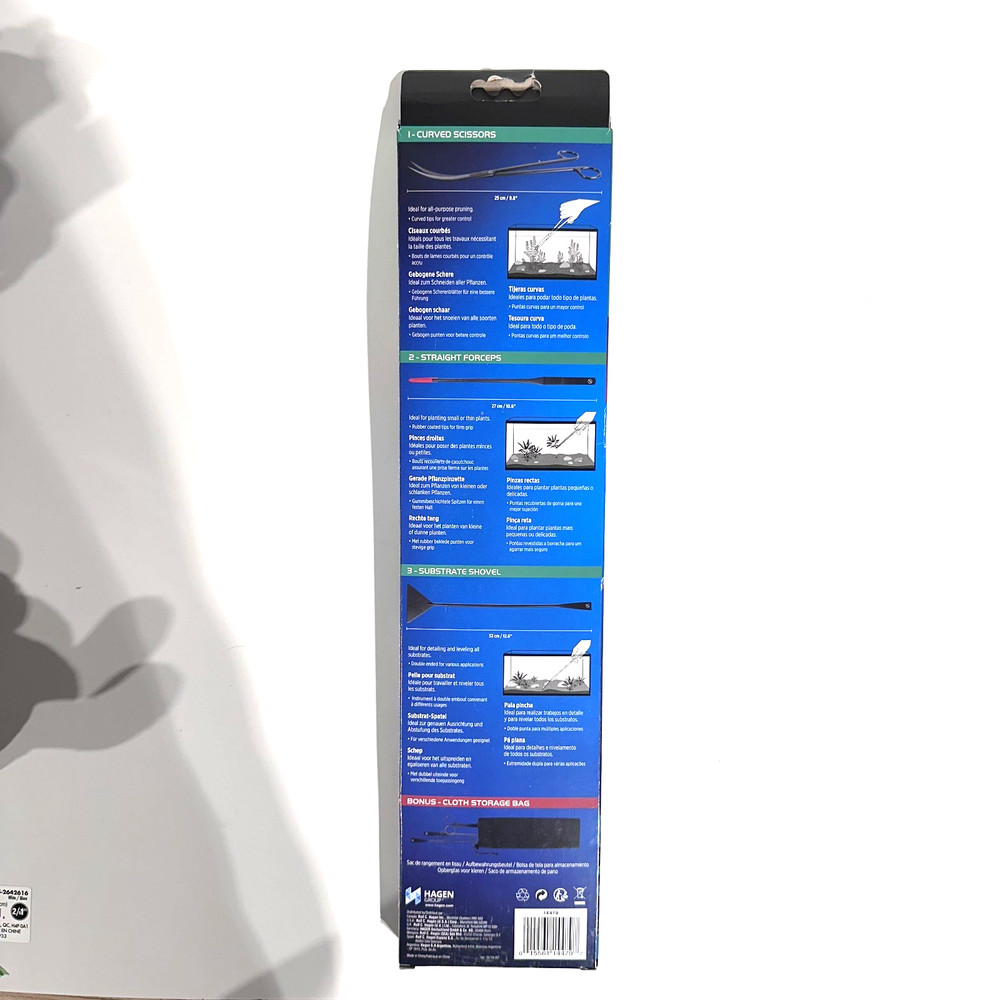 Fluval Aquascaping Tools - 3 Piece Aquascaping Tool Set