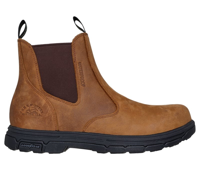 SKECHERS WORK x John Deere Men's Segment 2.0 - Eagle Oak Waterproof Composite To
