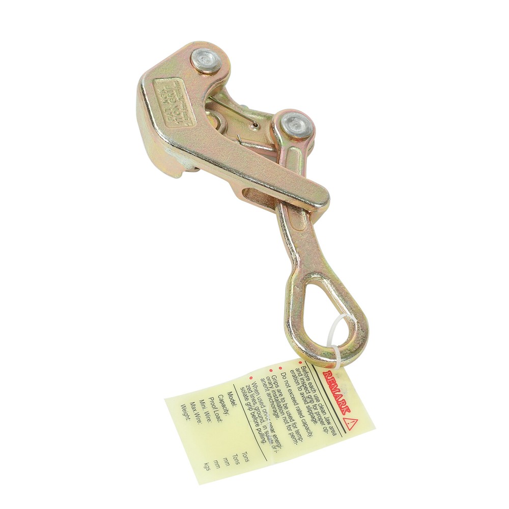 2204 Lbs 1 Ton Cable Wire Rope Haven Grip Pulling Puller Alloy steel Cable Grip