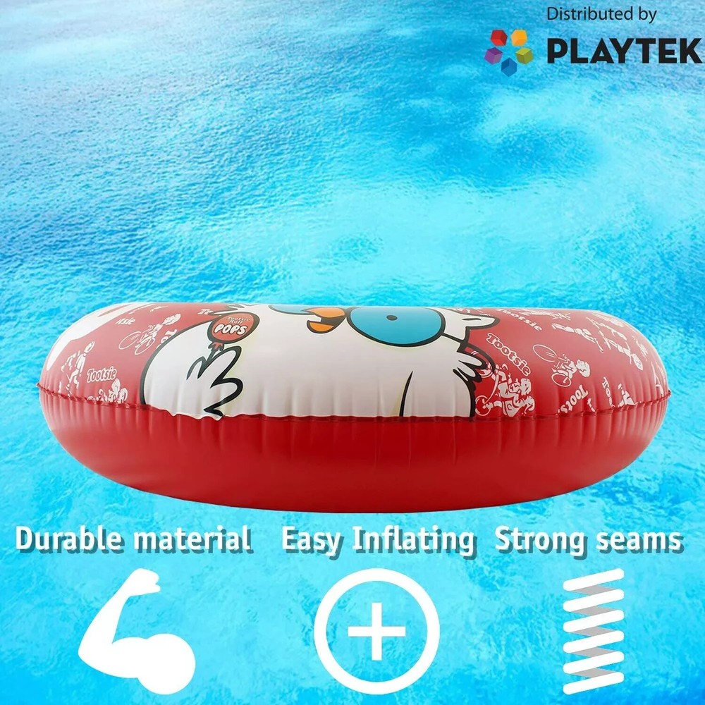 42” Tootsie POP Ring Inflatable Pool Float w/ Repair Patch - Ages 8+