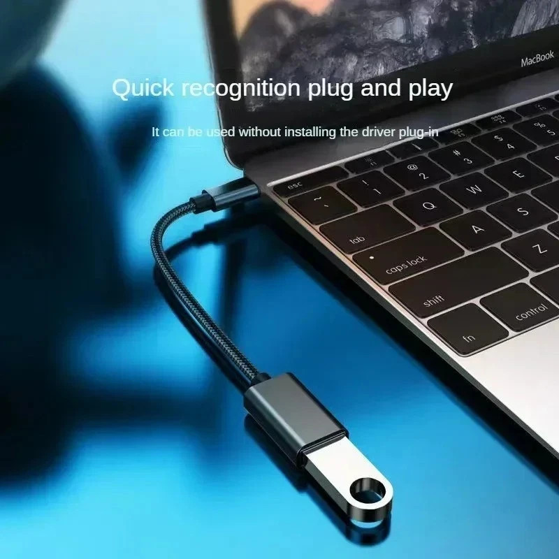 USB C OTG Adapter Type C to USB Converter Data Cable for Android MacBook