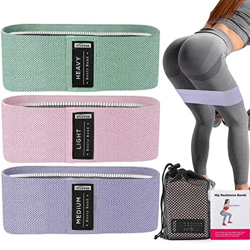 Booty Bands Set, Resistance Bands for Working Out, Exercise Bands for Light