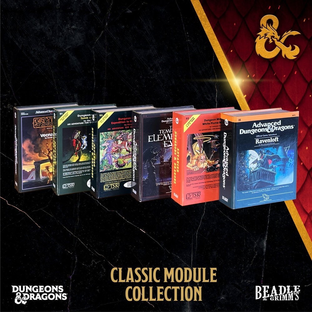 Dungeons And Dragons Classic Module Dice Collectors Set OOP