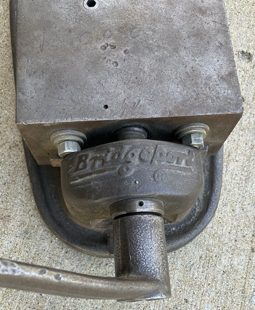 Bridgeport 6" Precision Machine Vise with Handle - 5 3/4" open