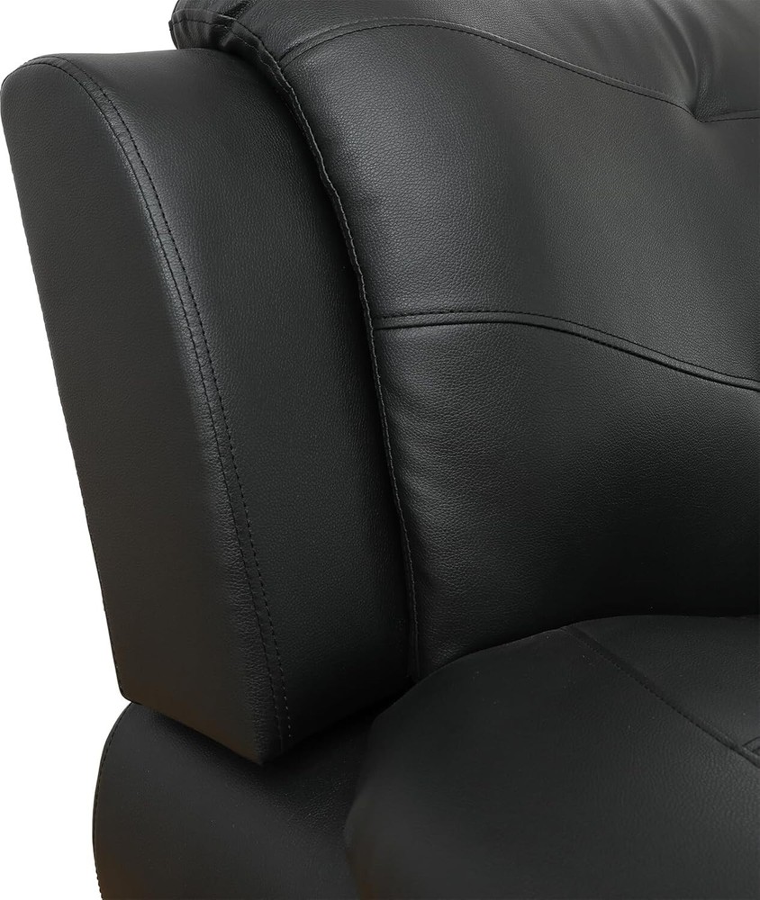 Faux Leather Living Room Sofa