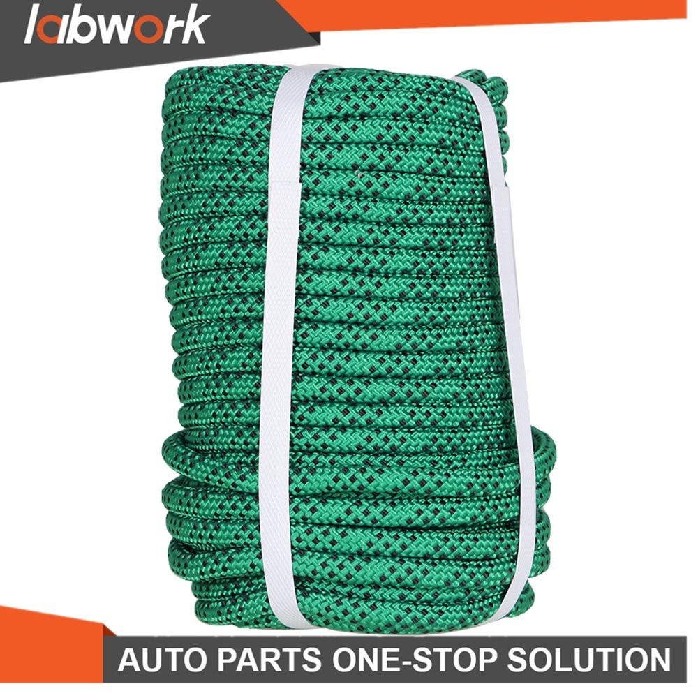 High Strong Pulling Rope Braided Polyest Rope 3/8" × 100' 3520Lbs Rope