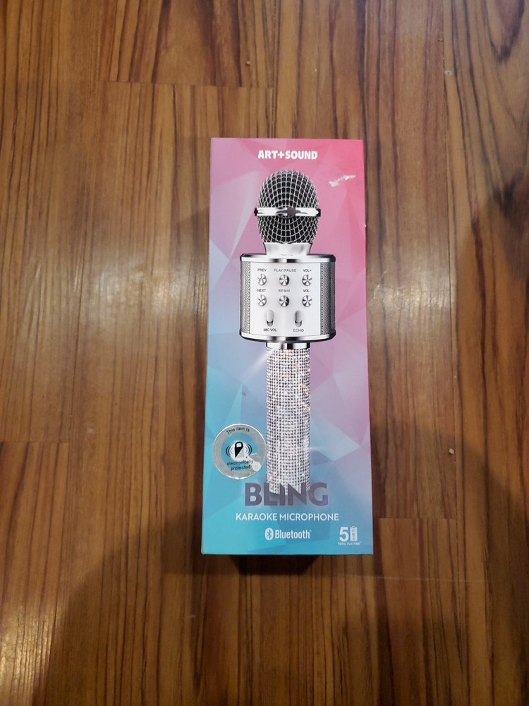 Bluetooth Glitter Karaoke Microphone-brand New