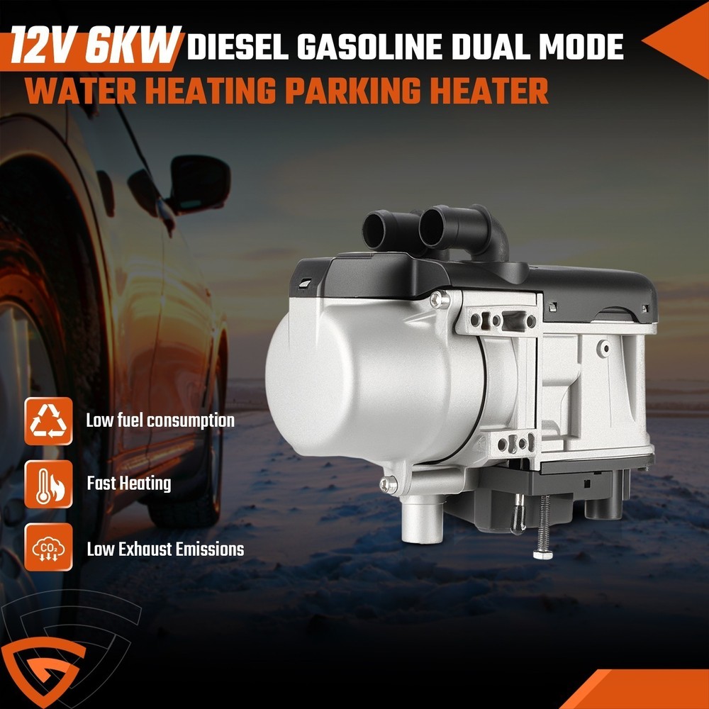 12V 6KW Diesel Water Heater Kits Pump Remote Control For Car Boat Campervans RV