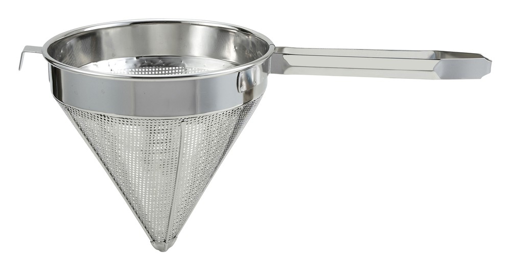 12" China Cap Strainer, Coarse , S/S (4 Each)