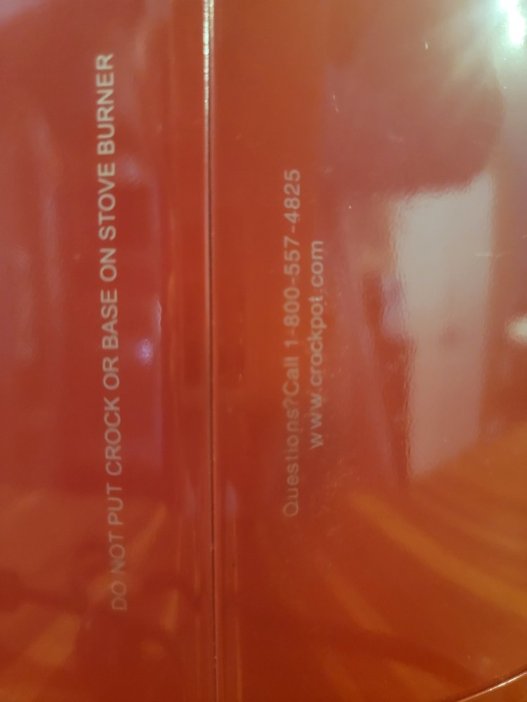 Replacement Rival Crock Pot SCV401 Base Only Tested Works - Red