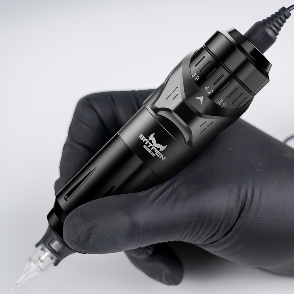 Tattoo Machine Coreless Motor Permanent Makeup RCA Rotary Pen Adjusting 7 Stroke