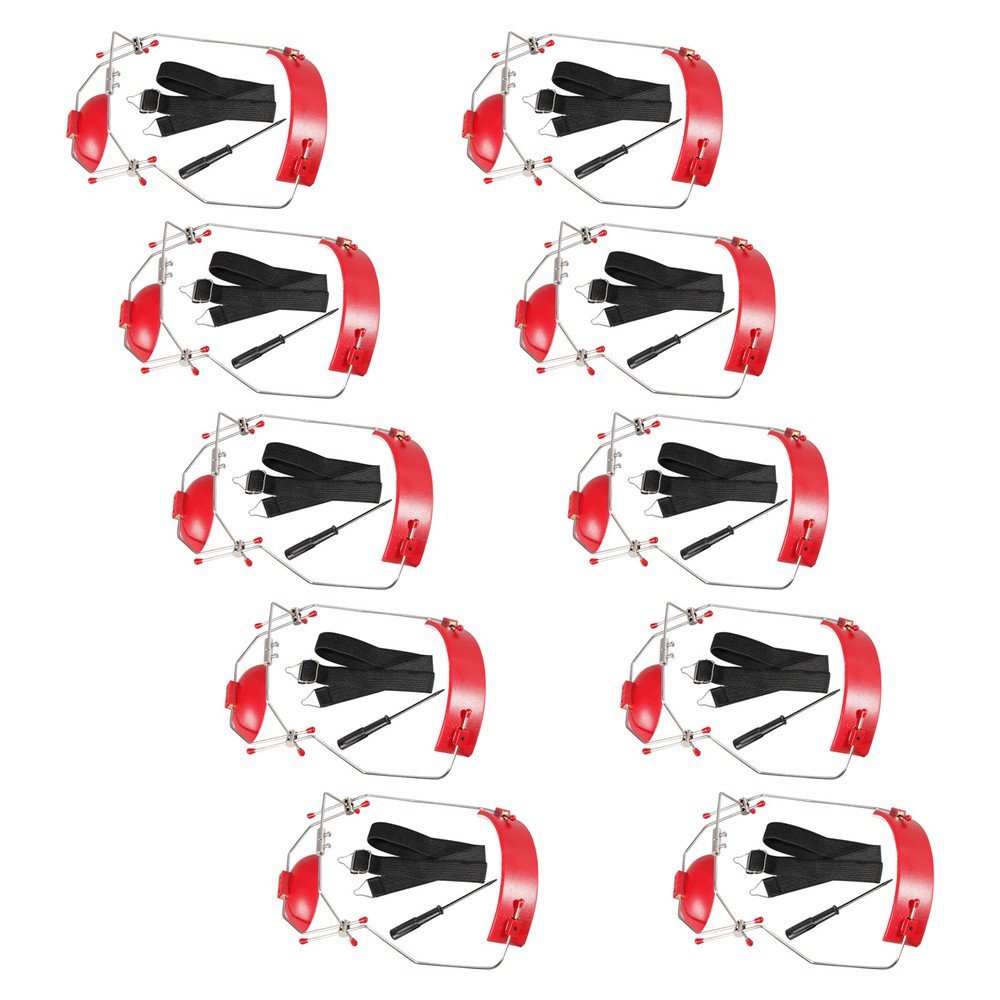 10X  Orthodontic Adjustable Reverse-Pull Headgear Universal Instrument Red