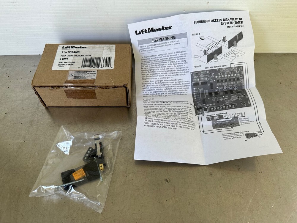 LiftMaster 71-DCSAMS Sequenced Access Management New Open Box #BB