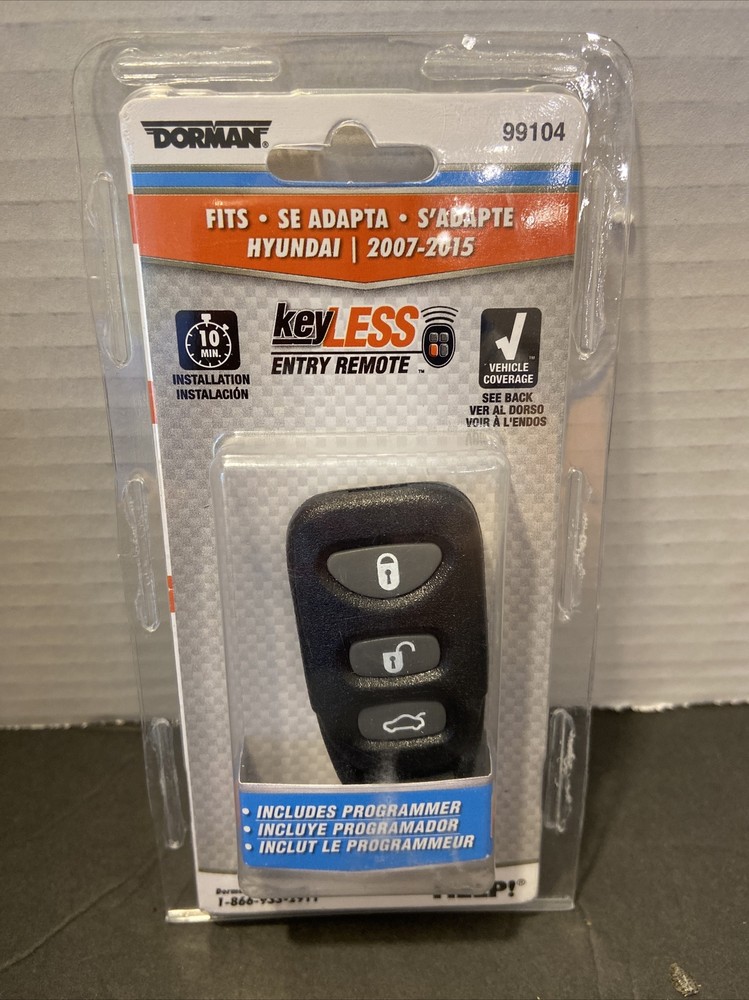 Dorman 99104 Keyless Entry Remote 4 Button Compatible with Select Hyundai Model