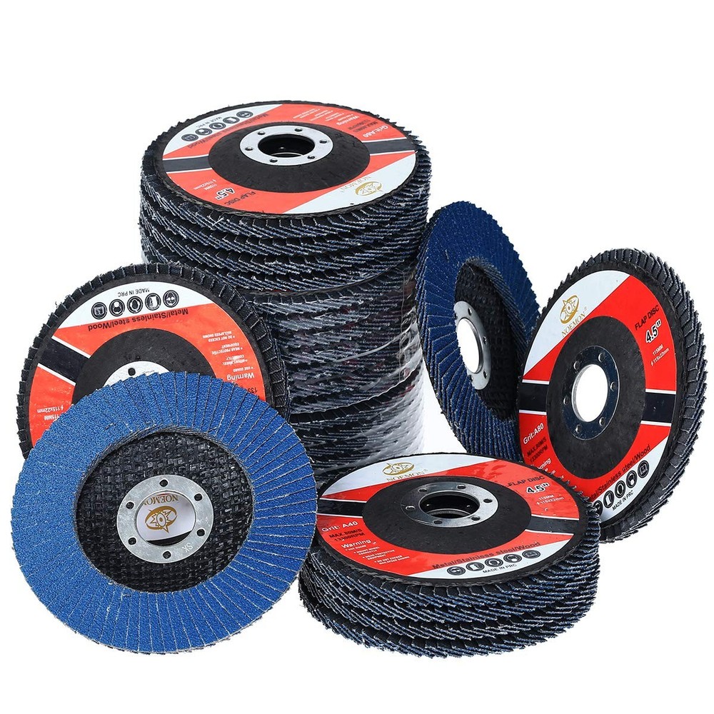 28 Pack 4 1/2 Inch Flap Disc Angle Grinder Sanding Disc Type 27 Flap Discs Pr...
