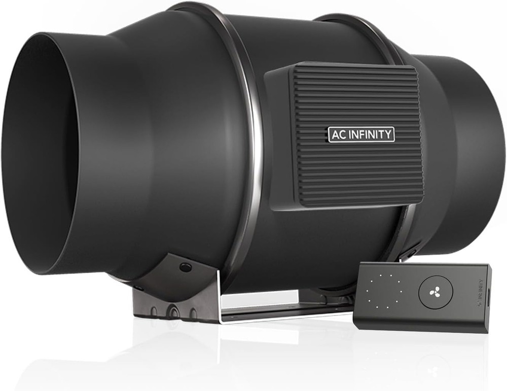 CLOUDLINE PRO S6, Quiet 6” Inline Duct Fan with Speed Controller -