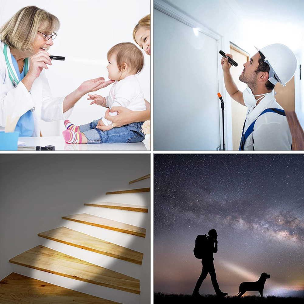 LED Mini Flashlight, Bright Small Handheld Pocket Flashlights Tactical High Lume