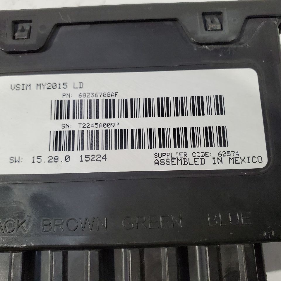 2015 Dodge Charger OEM Interface Control Module 68236708AF
