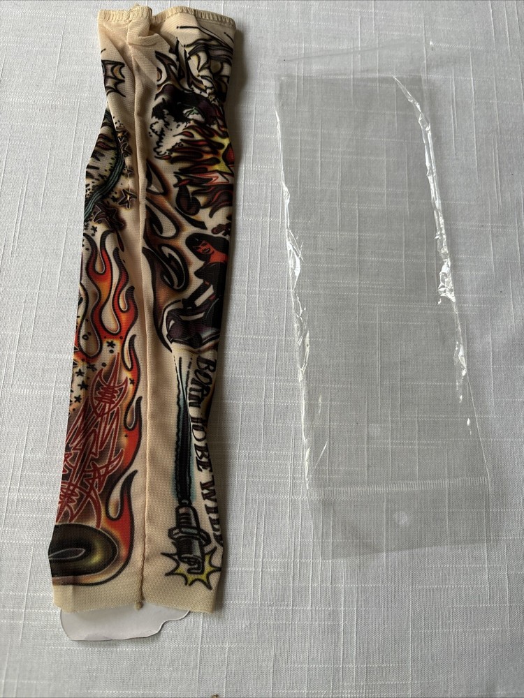 Halloween 5 Pull On Arm Tattoo Sleeves Party Small Medium