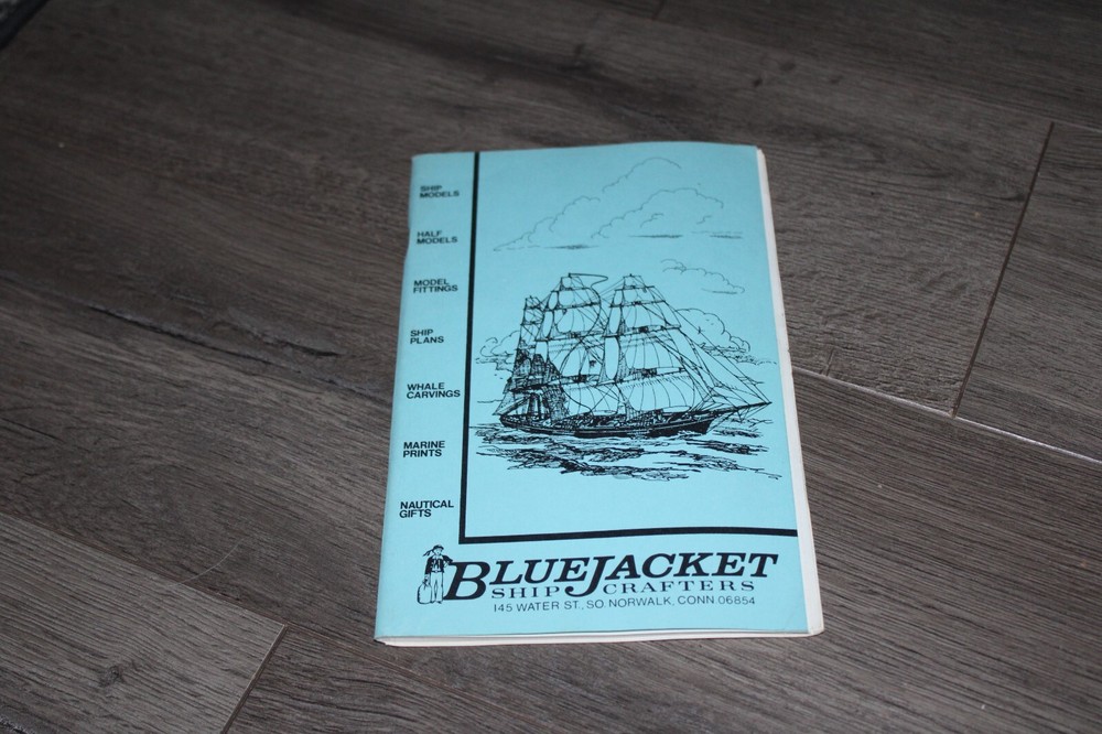 Bluejacket Ship Crafters product catalog 1972 model ship building