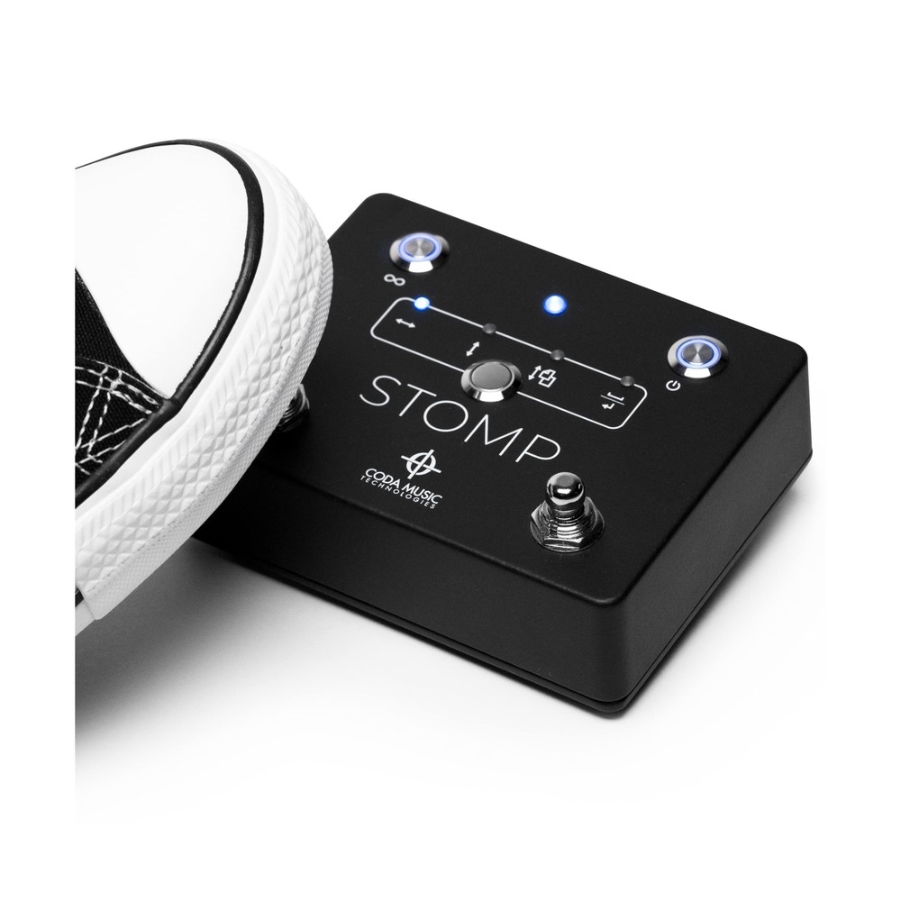 Coda Music Technologies STOMP Bluetooth Page Turner & App Controller - Foot S...