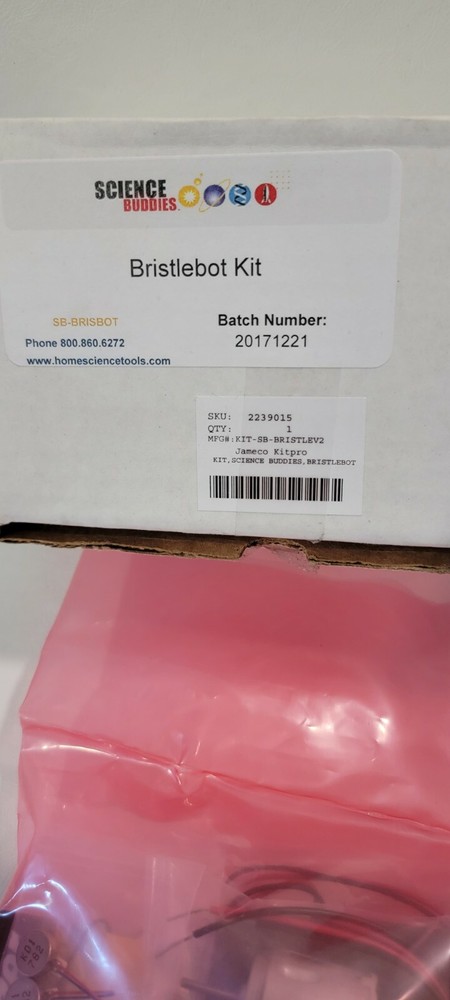 Science Buddies Bristlebot Kit 20171221 sealed pack