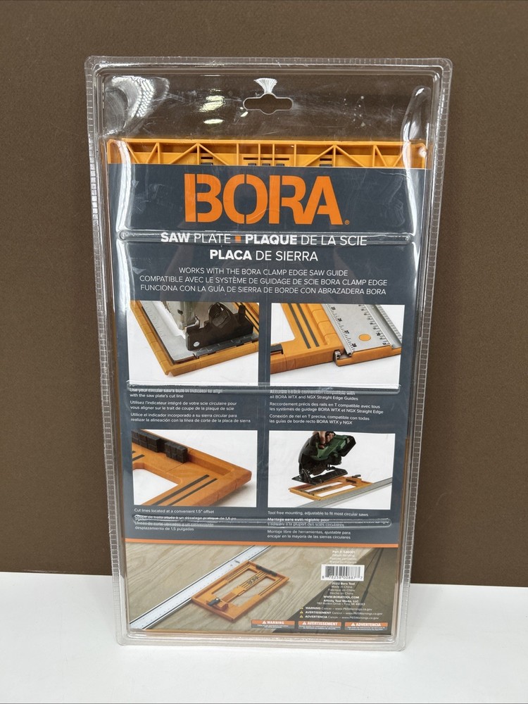 BORA NGX Saw Plate Circular Saw Guide Tool Free Quick Lock System Adjustable