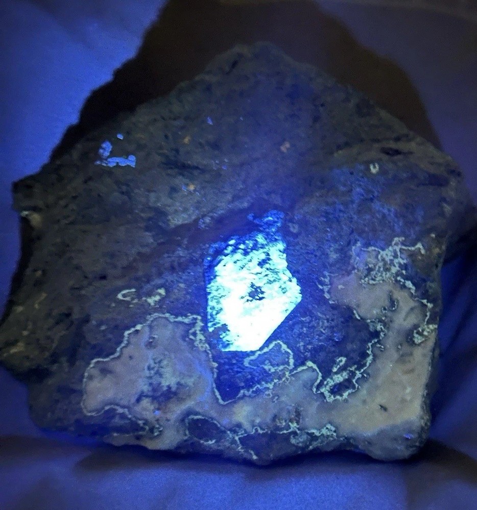 Rare Benitoite Cabinet Size Specimen