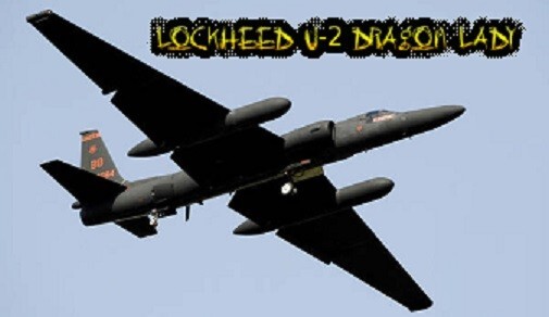Lockheed U-2 Warplane Magnet