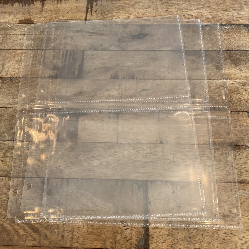Sticker Storage Book Binder Organizer 15 Pages 8.5x11” Multiple Inserts