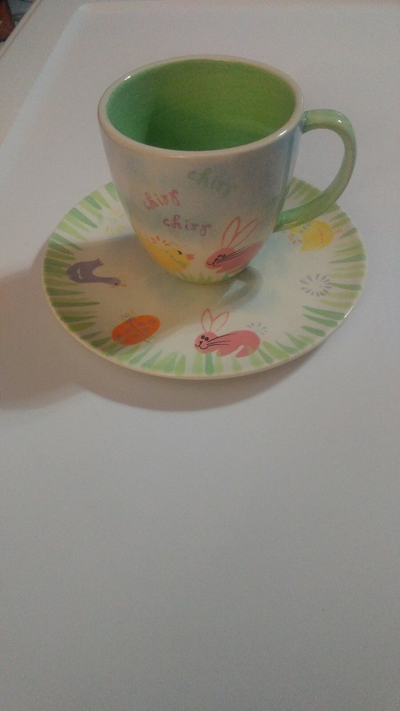STARBUCKS Ceramic Coffee Cup & Saucer