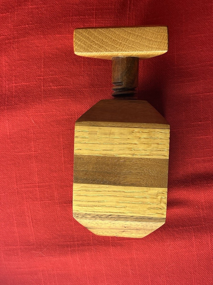 Danish MCM Mid Century Modern Teak SOLID WOOD Twist Screw Nutcracker Tool
