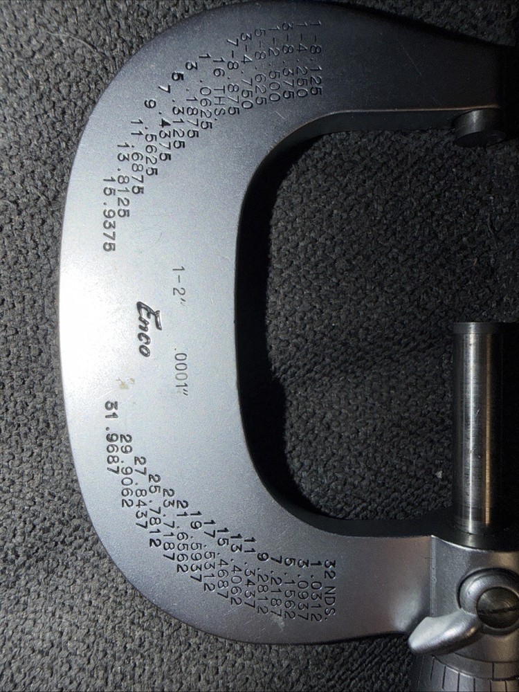 Enco/1-2 Inch Micrometer/no. 600-02