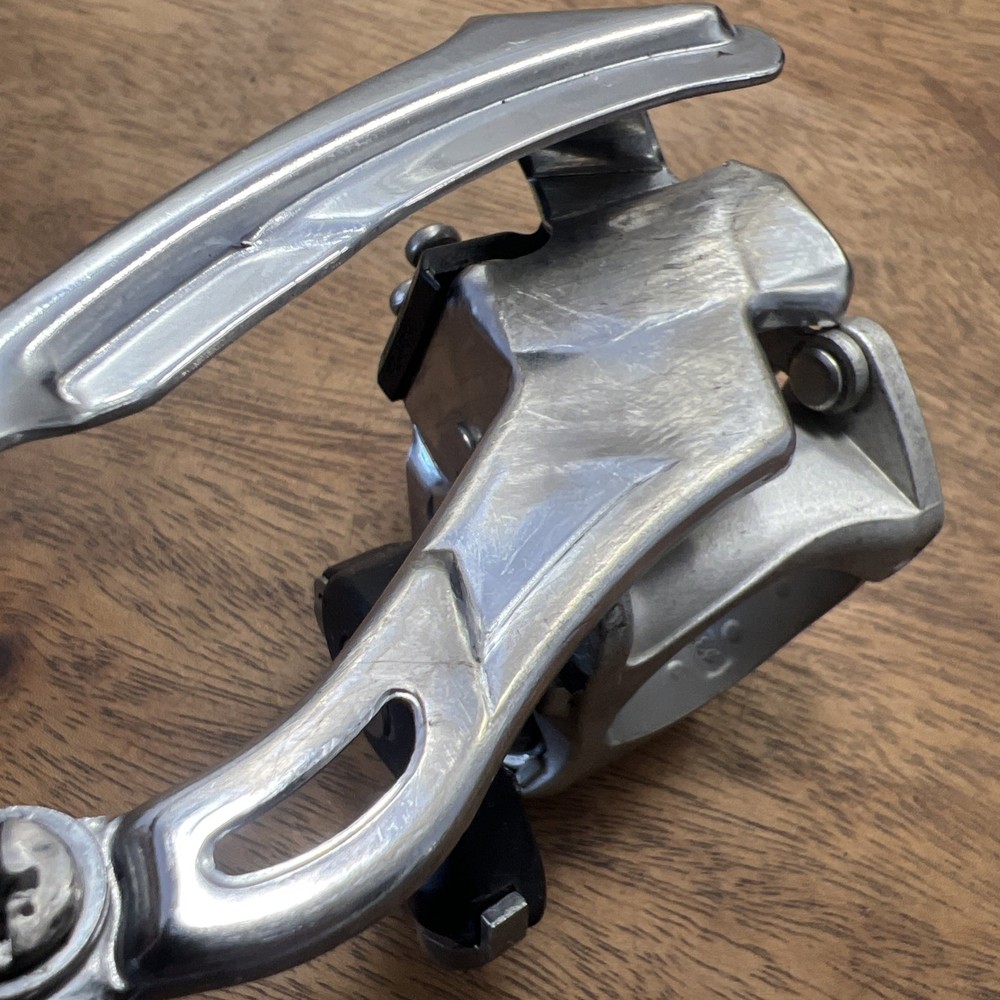Shimano Deore XT FD-M750 Front Derailleur 31.8mm Top Pull Silver Japan