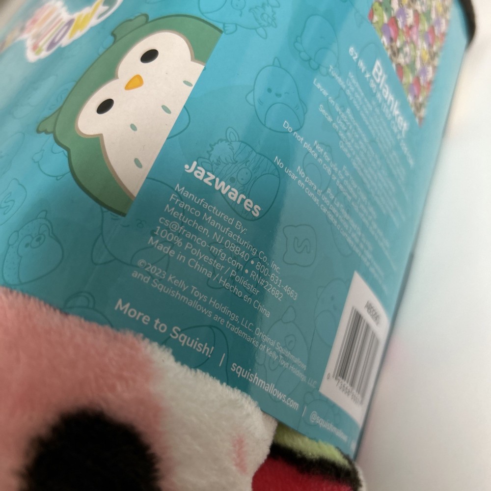Squishmallows Blanket Large 62X90