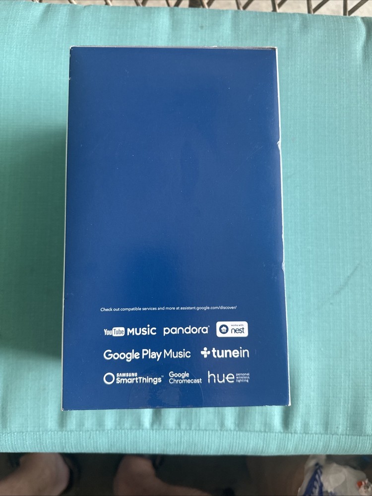 Insignia Voice Smart Bluetooth Speaker with Google Assistant Black NEW