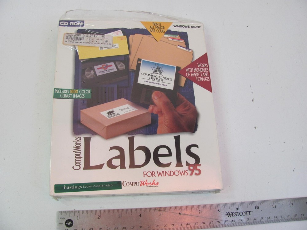 COMPU WORKS LABELS FOR WINDOWS 95 CD ROM