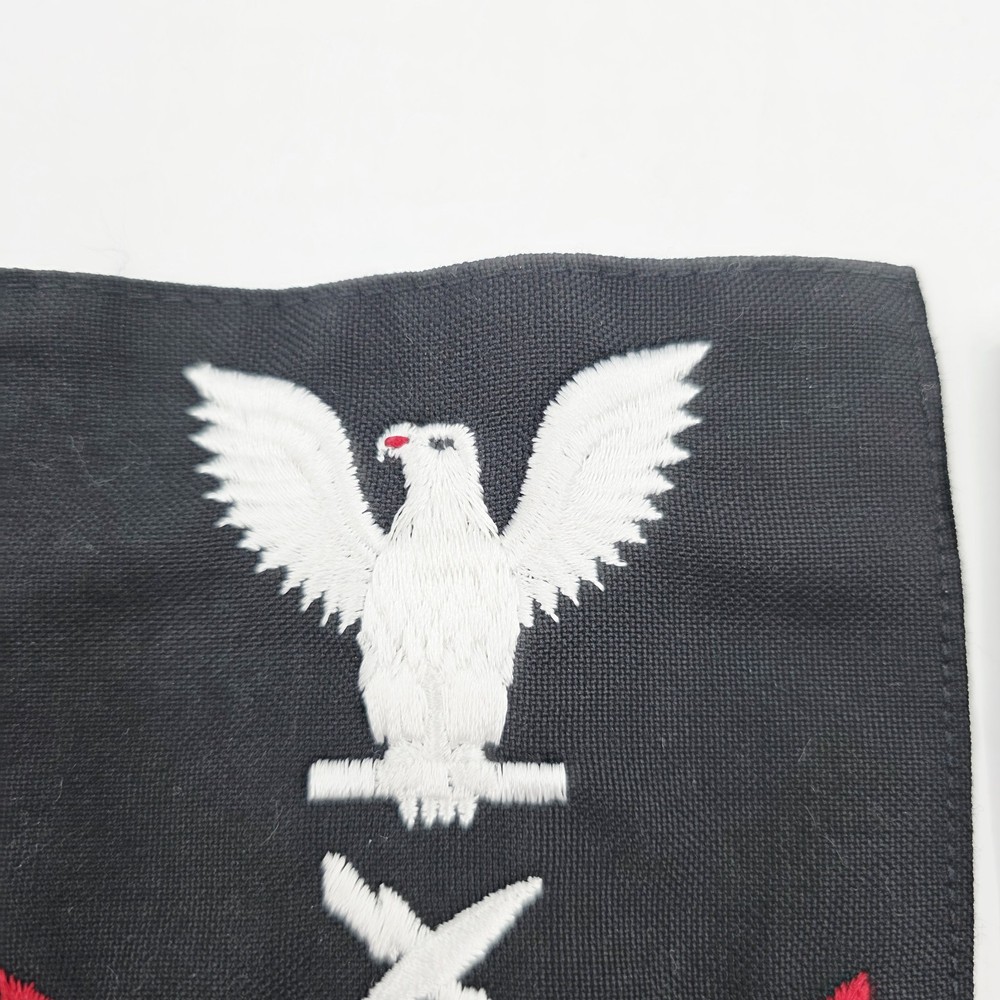2 US Navy PO First Class E-6 Rate Cryptologic Technician Military Felt Patch