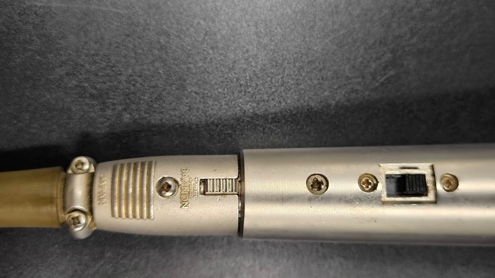 ITT Cannon Microphone Used Working Gold
