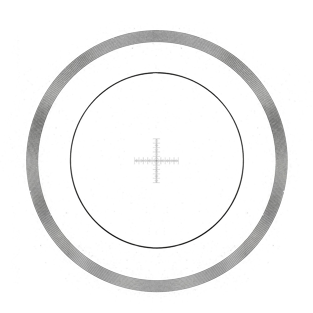 DIV 0.01mm Microscope Reticle Cross Scale Ruler Eyepiece Micrometer Calibration