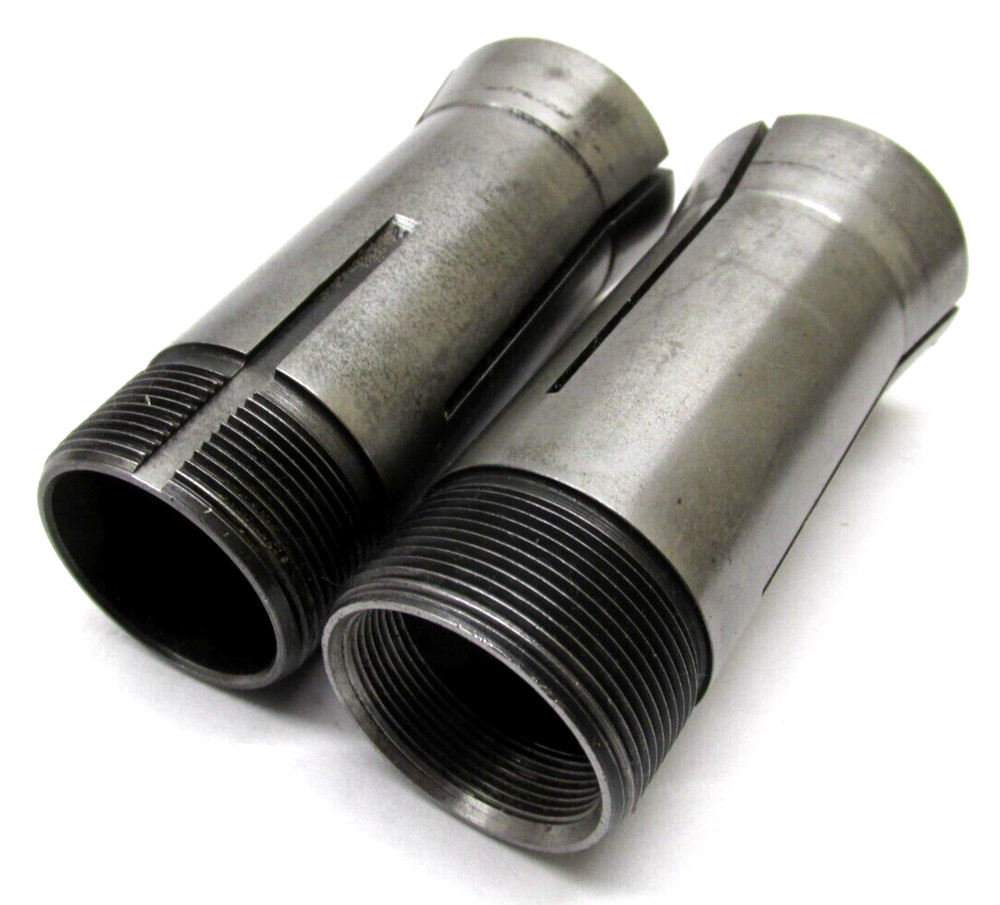 2 HARDINGE HEX 5C COLLETS - 15/32" & 13/16"