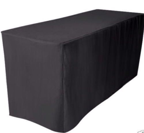 4 ft Fitted Tablecloth 36 inch Height Dj Bar Table Cover adjustable height riser