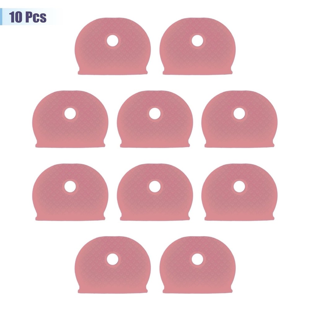 10 Pack Key Caps Covers, Coding Tags and Identifier Covers, Semicircle Silico...