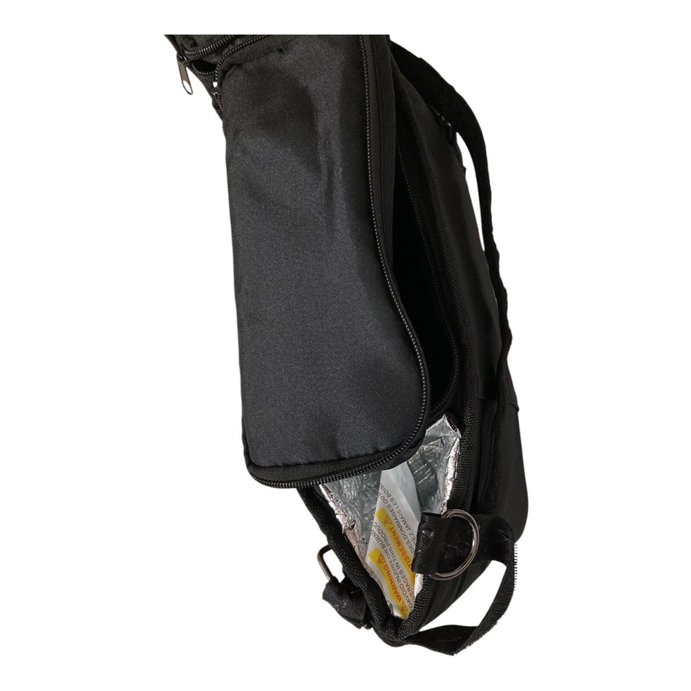 StrollAir - Universal Best Double Parent Stroller Organizer Caddy Black